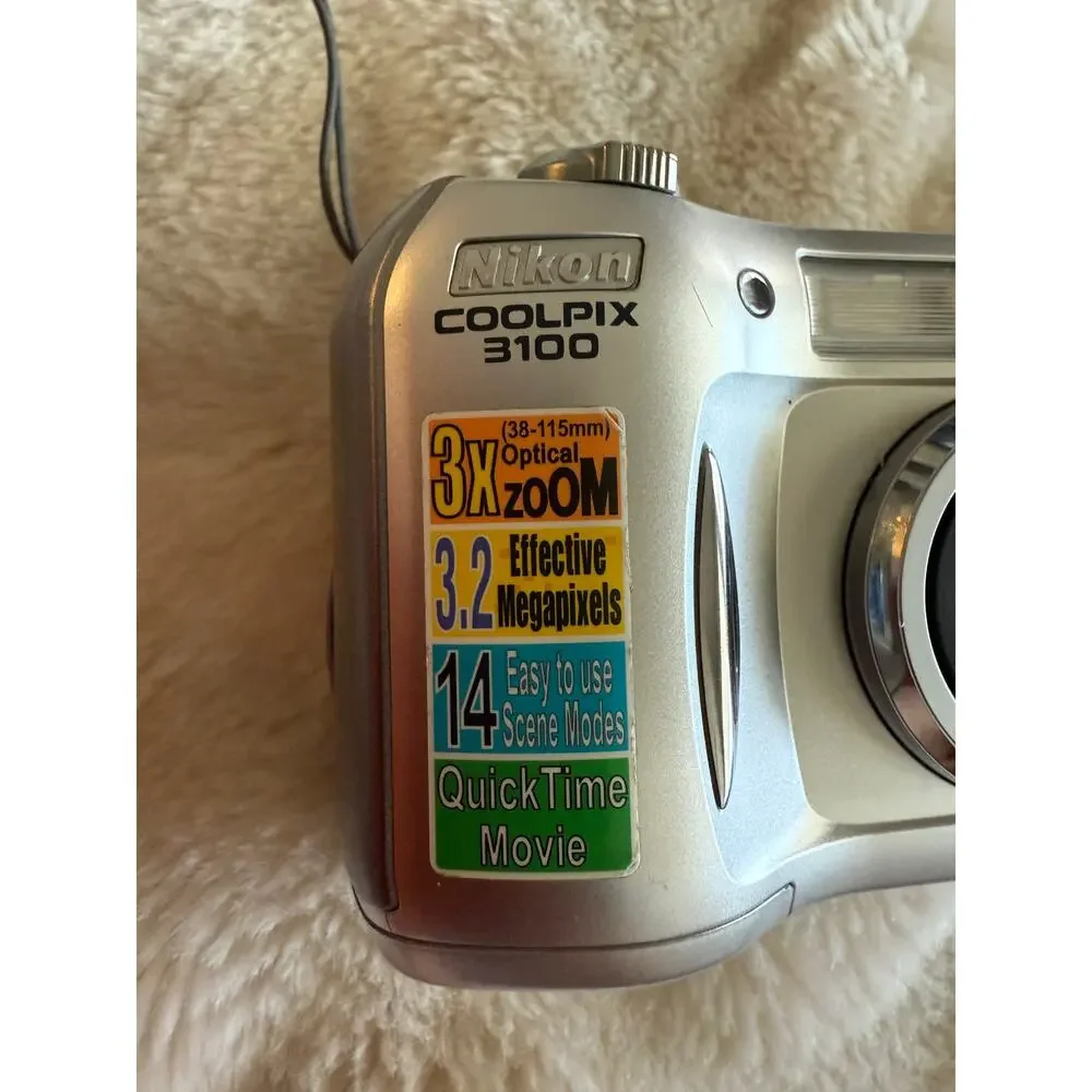 Nikon Coolpix 3100 3x zoom quick time movie -‎ TESTED